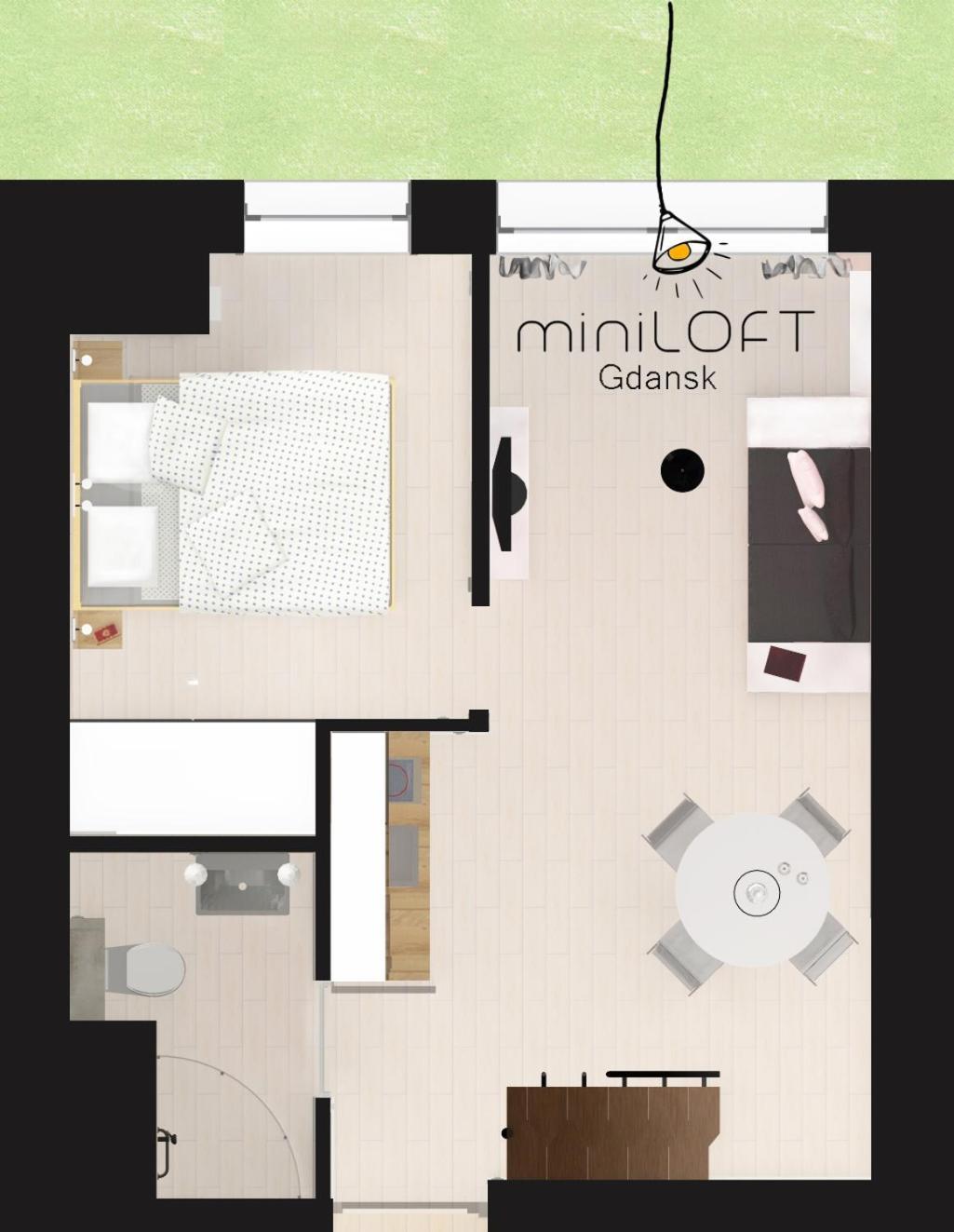 CITYSTAY miniLOFT Gdańsk Værelse billede